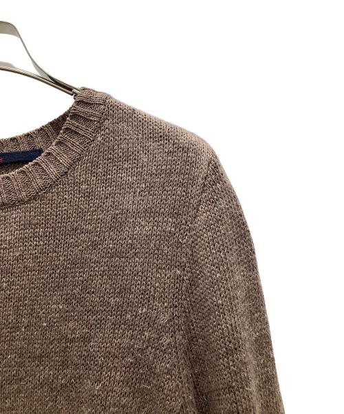 45R（フォーティファイブ・アール）45R (フォーティファイブ・アール) サマーニット ブラウンの古着・服飾アイテム