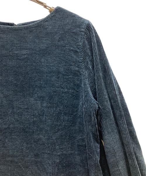 45R（フォーティファイブ・アール）45R (フォーティファイブ・アール) コーデュロイワンピース ネイビーの古着・服飾アイテム