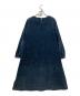 45R (フォーティファイブ・アール) コーデュロイワンピース ネイビー：12000円