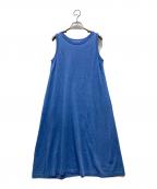 45Rフォーティファイブ・アール）の古着「ギマニット ノースリーブ ワンピース」｜スカイブルー