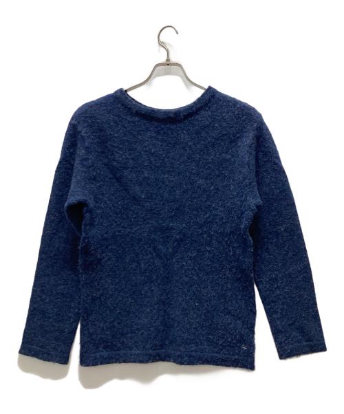 45R（フォーティファイブ・アール）45R (フォーティファイブ・アール) クルーネックニット ネイビー サイズ:2の古着・服飾アイテム