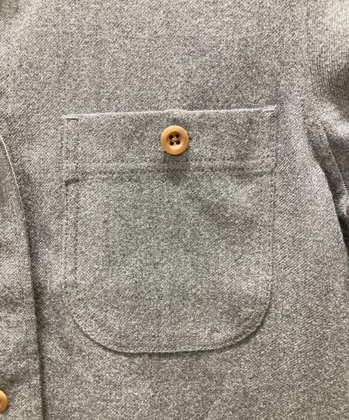 MHL（エムエイチエル）MHL (エムエイチエル) バンドカラープルオーバーワンピース グレー サイズ:2の古着・服飾アイテム