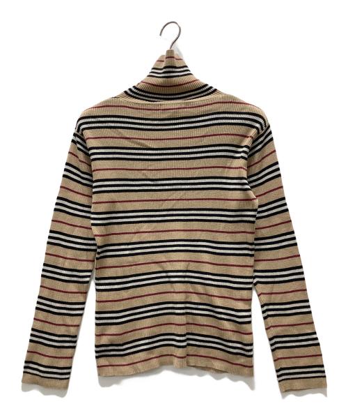 BURBERRY BLACK LABEL（バーバリーブラックレーベル）BURBERRY BLACK LABEL (バーバリーブラックレーベル) タートルネックニット ベージュ サイズ:2の古着・服飾アイテム
