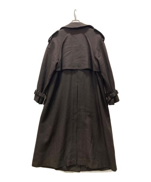 N.O.R.C（ノーク）N.O.R.C (ノーク) ドライウールトレンチコート ブラウン サイズ:2の古着・服飾アイテム