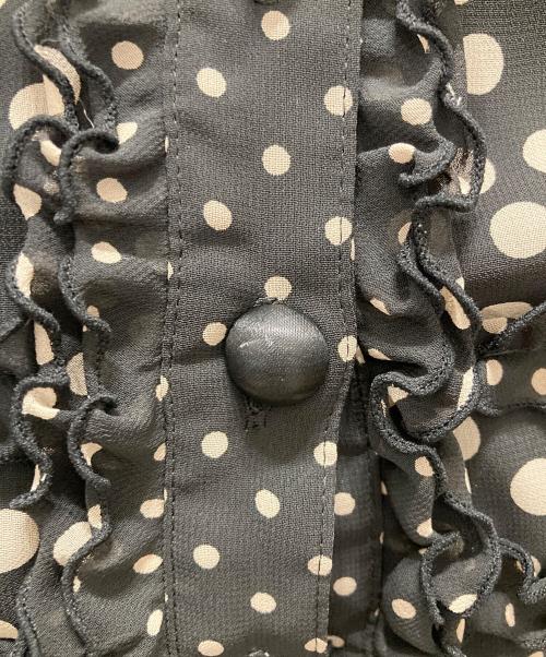 TO BE CHIC（トゥービーシック）TO BE CHIC (トゥービーシック) ドットワンピース ブラック サイズ:40の古着・服飾アイテム