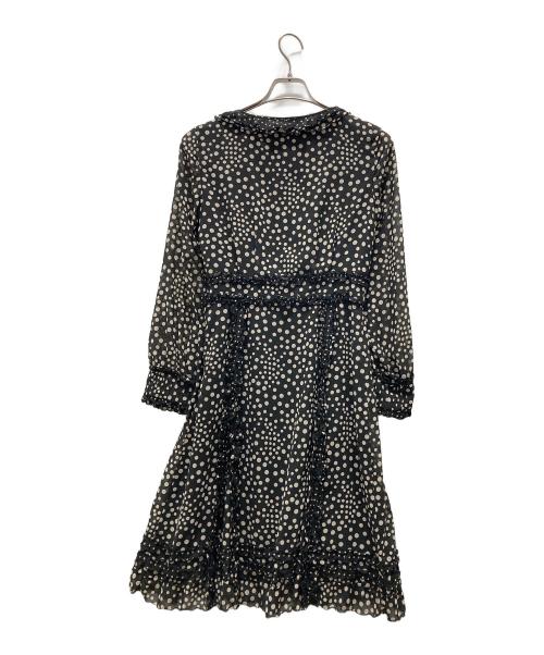 TO BE CHIC（トゥービーシック）TO BE CHIC (トゥービーシック) ドットワンピース ブラック サイズ:40の古着・服飾アイテム