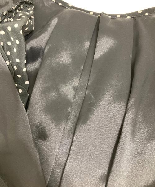 EPOCA THE SHOP（エポカ ザ ショップ）EPOCA THE SHOP (エポカ ザ ショップ) ドットワンピース ブラック サイズ:36の古着・服飾アイテム