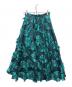Diagram (ダイアグラム) フリンジ フラワージャガード フレアスカート グリーン サイズ:36：3500円