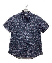 PAUL SMITH（ポールスミス）の古着「花柄シャツ」｜ネイビー