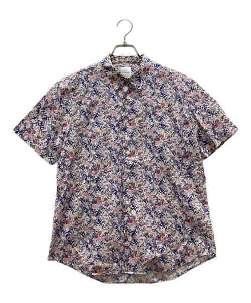 PAUL SMITH（ポールスミス）PAUL SMITH (ポールスミス) ボタニカル柄シャツ ホワイト サイズ:Lの古着・服飾アイテム