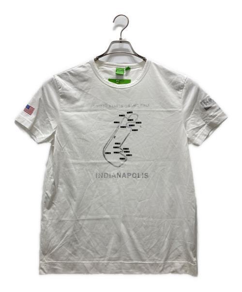 BOSS HUGO BOSS（ボス ヒューゴボス）BOSS HUGO BOSS (ボス ヒューゴボス) MCLAREN (マクラーレン) プリントTシャツ ホワイト サイズ:Lの古着・服飾アイテム