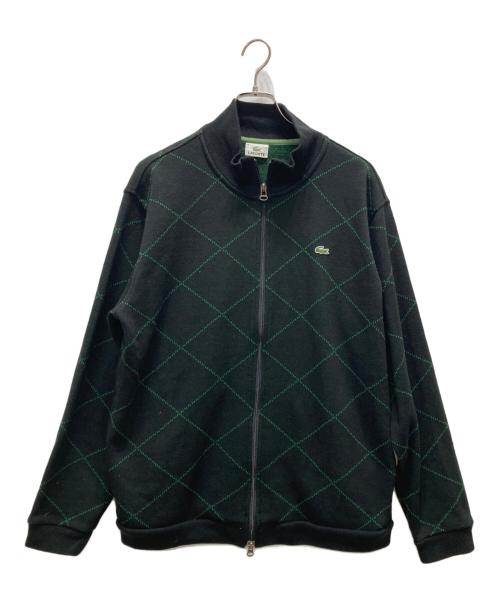 LACOSTE（ラコステ）LACOSTE (ラコステ) ニットジャケット ブラック サイズ:５の古着・服飾アイテム
