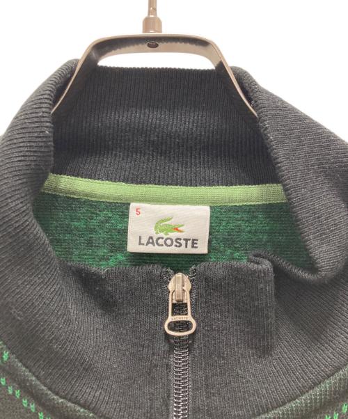 LACOSTE（ラコステ）LACOSTE (ラコステ) ニットジャケット ブラック サイズ:５の古着・服飾アイテム