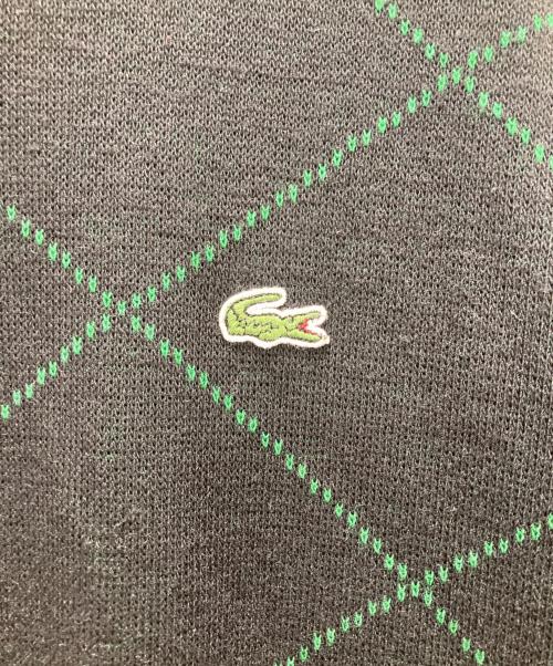 LACOSTE（ラコステ）LACOSTE (ラコステ) ニットジャケット ブラック サイズ:５の古着・服飾アイテム
