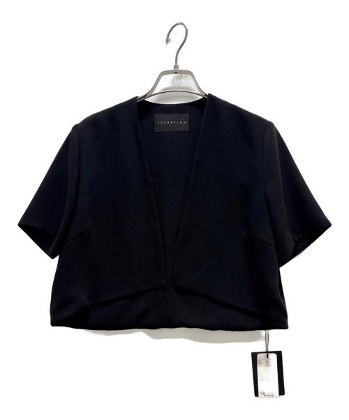 ESTNATION（エストネーション）ESTNATION (エストネーション) ボレロジャケット ブラック サイズ:38 未使用品の古着・服飾アイテム