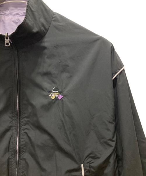 Left Alone（レフトアローン）Left Alone (レフトアローン) リバーシブルジャケット パープル×ブラック サイズ:Mの古着・服飾アイテム
