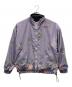 Left Alone（レフトアローン）の古着「リバーシブルジャケット」｜パープル×ブラック