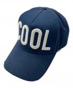 DSQUARED2ディースクエアード）の古着「COOL刺繍 ベースボールキャップ」｜ネイビー