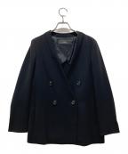 Liesseリエス）の古着「ダブルテーラードジャケット」｜ブラック
