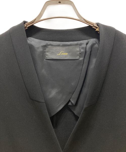 Liesse（リエス）Liesse (リエス) ダブルテーラードジャケット ブラック サイズ:表記無しの古着・服飾アイテム