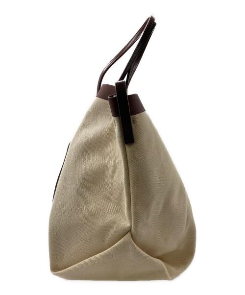 YAHKI（ヤーキ）YAHKI (ヤーキ) キャンバストートバッグ ベージュの古着・服飾アイテム