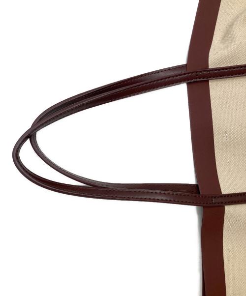 YAHKI（ヤーキ）YAHKI (ヤーキ) キャンバストートバッグ ベージュの古着・服飾アイテム