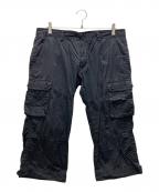 BURBERRY BLACK LABELバーバリーブラックレーベル）の古着「バミューダ カーゴパンツ」｜ブラック