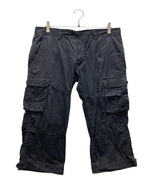 BURBERRY BLACK LABEL（バーバリーブラックレーベル）BURBERRY BLACK LABEL (バーバリーブラックレーベル) バミューダ カーゴパンツ ブラック サイズ:W85の古着・服飾アイテム