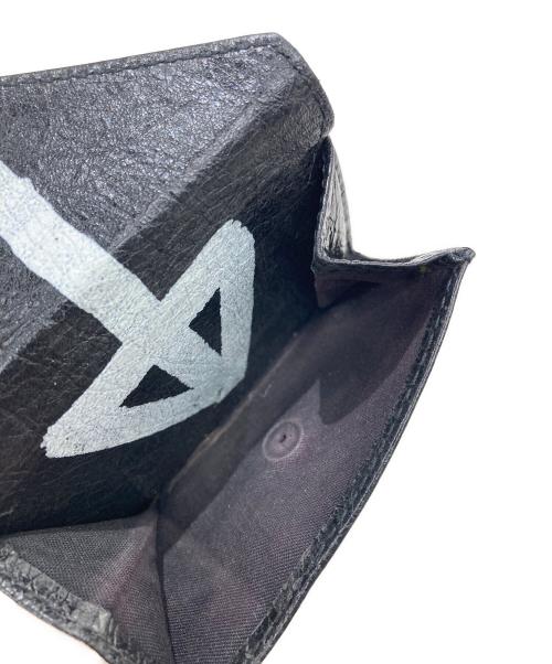 BALENCIAGA（バレンシアガ）BALENCIAGA (バレンシアガ) グラフィティ ペーパーミニウォレット ブラックの古着・服飾アイテム