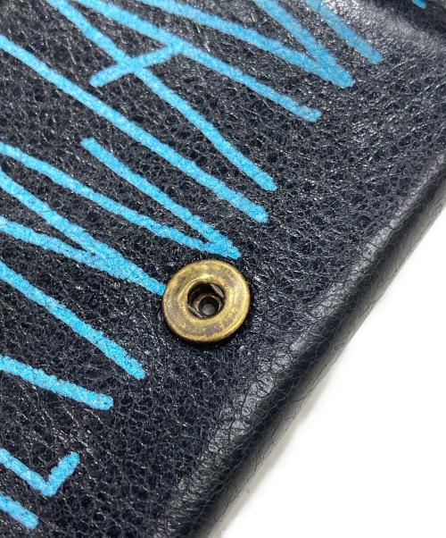 BALENCIAGA（バレンシアガ）BALENCIAGA (バレンシアガ) グラフィティ ペーパーミニウォレット ブラックの古着・服飾アイテム