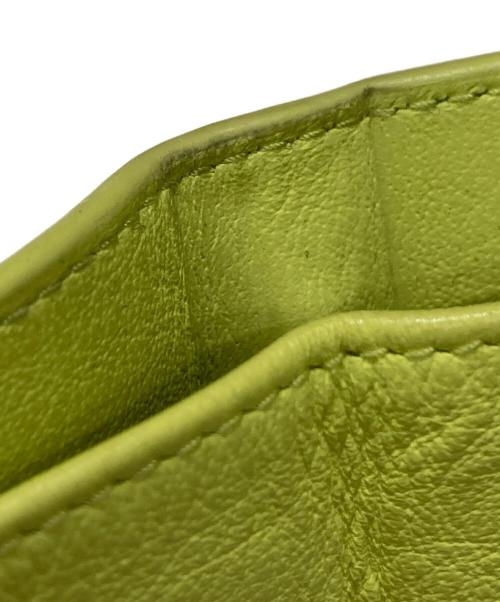 BALENCIAGA（バレンシアガ）BALENCIAGA (バレンシアガ) ペーパーミニウォレット イエローの古着・服飾アイテム