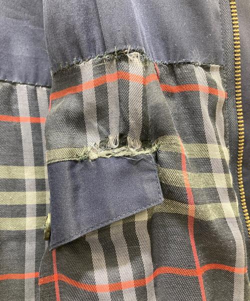 Burberry's（バーバリー）Burberry's (バーバリーズ) ジップアップジャケット ネイビー サイズ:表記無しの古着・服飾アイテム
