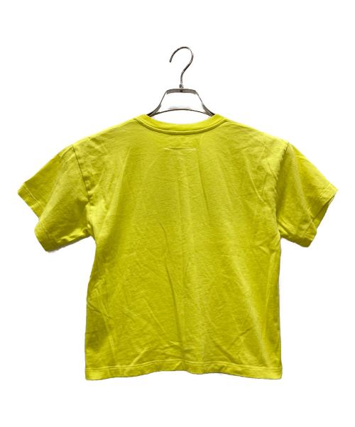 MM6 Maison Margiela（エムエムシックスメゾンマルジェラ）MM6 Maison Margiela (エムエムシックスメゾンマルジェラ) プリントTシャツ イエロー サイズ:6の古着・服飾アイテム