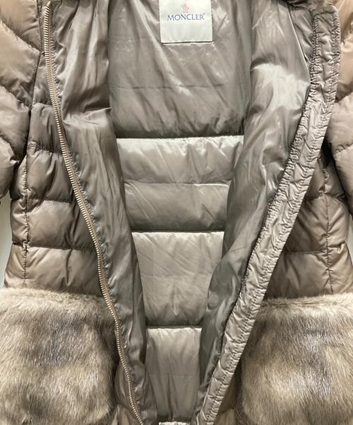 MONCLER（モンクレール）MONCLER (モンクレール) ANCY ダウンコート ブラウンの古着・服飾アイテム