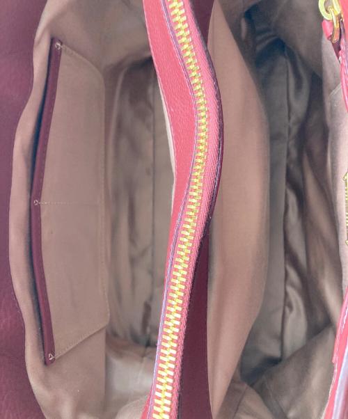 MIU MIU（ミュウミュウ）MIU MIU (ミュウミュウ) 2WAYショルダーバッグ レッドの古着・服飾アイテム