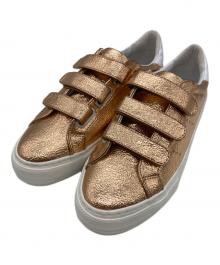 No Name（ノーネーム）の古着「ARCADE STRAPS ベルクロスニーカー」｜ピンク