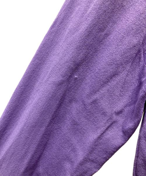 TO BE CHIC（トゥービーシック）TO BE CHIC (トゥービーシック) レーヨンナイロンショートカーディガン パープル サイズ:42の古着・服飾アイテム