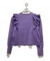 TO BE CHIC (トゥービーシック) レーヨンナイロンショートカーディガン パープル サイズ:42：5000円