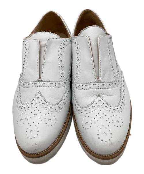 luca grossi（ルカグロッシ）Luca Grossi (ルカグロッシ) ローファー ホワイト サイズ:24の古着・服飾アイテム