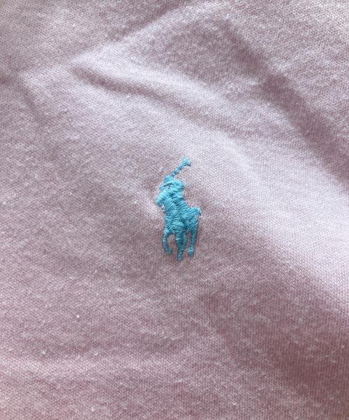 POLO RALPH LAUREN（ポロ・ラルフローレン）POLO RALPH LAUREN (ポロ・ラルフローレン) USA製 ロング丈ポロシャツ ピンク サイズ:Mの古着・服飾アイテム