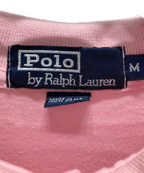 POLO RALPH LAUREN（ポロ・ラルフローレン）POLO RALPH LAUREN (ポロ・ラルフローレン) USA製 ロング丈ポロシャツ ピンク サイズ:Mの古着・服飾アイテム