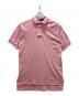 POLO RALPH LAUREN（ポロ・ラルフローレン）の古着「USA製 ロング丈ポロシャツ」｜ピンク
