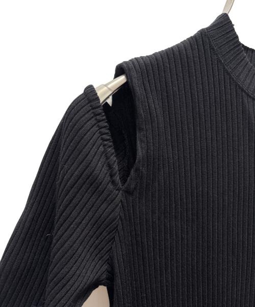 Noble（ノーブル）Noble (ノーブル) トタンテレコショルダーオープンワンピース ブラック サイズ:FREEの古着・服飾アイテム