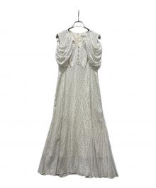 CELFORD（セルフォード）の古着「カットアウト割線ワンピース」｜ホワイト