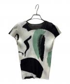 PLEATS PLEASEプリーツプリーズ）の古着「総柄プリーツブラウス」｜マルチカラー