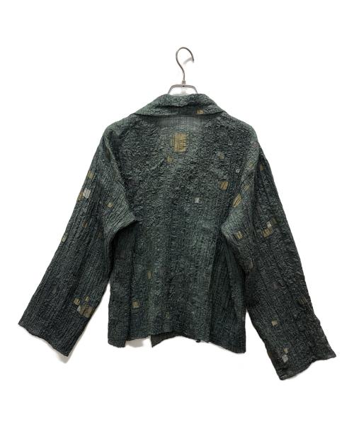 JURGEN LEHL（ヨーガンレール）JURGEN LEHL (ヨーガンレール) 総柄ジャケット グリーン サイズ:Mの古着・服飾アイテム