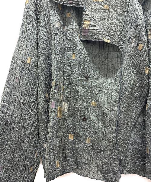 JURGEN LEHL（ヨーガンレール）JURGEN LEHL (ヨーガンレール) 総柄ジャケット グリーン サイズ:Mの古着・服飾アイテム