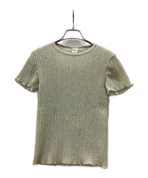 Ron Herman（ロンハーマン）Ron Herman (ロンハーマン) Shirring Yoryu Tee 黄緑 サイズ:XSの古着・服飾アイテム