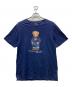 POLO RALPH LAUREN（ポロ・ラルフローレン）の古着「ポロベアプリントTシャツ」｜ネイビー