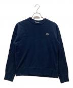 LACOSTEラコステ）の古着「プレミアムコットンクルーネックスウェット」｜ネイビー